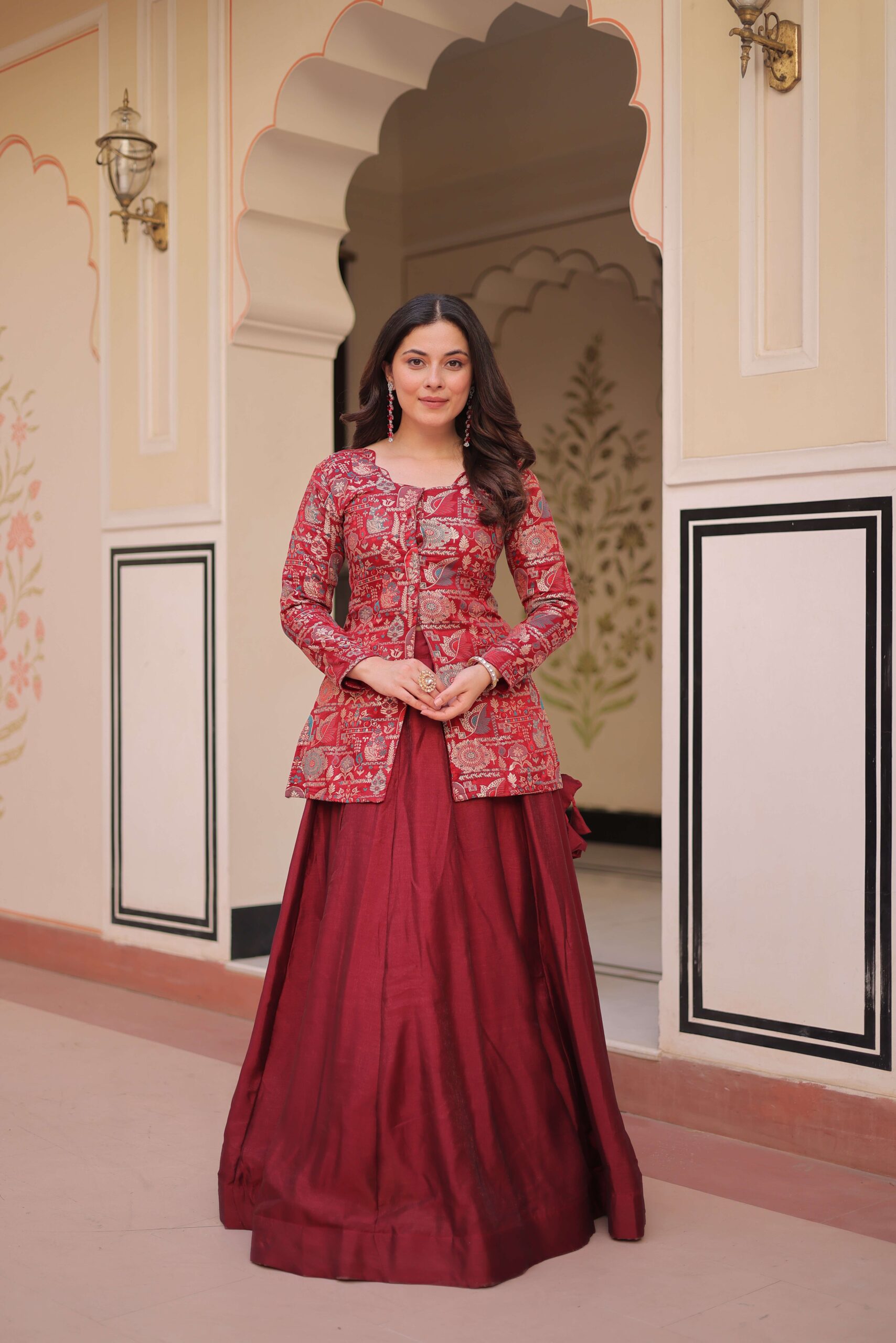 Premium Ready-made Lehenga Choli Set - Image 4