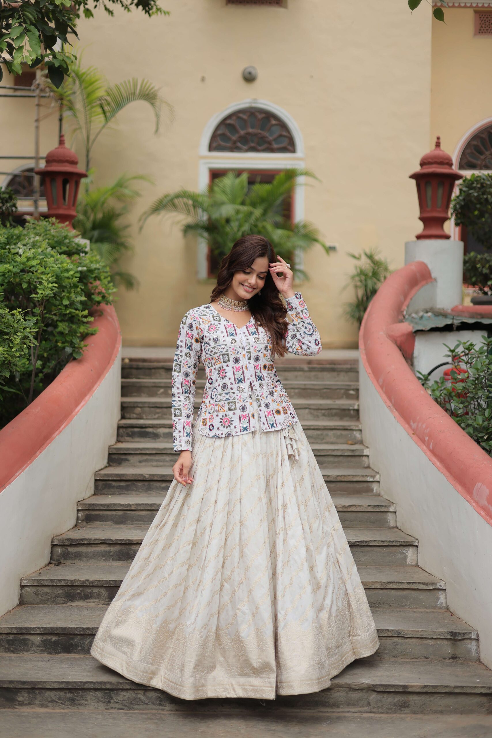 Premium Designer Sequins Embroidered Co-ord Set - Image 2