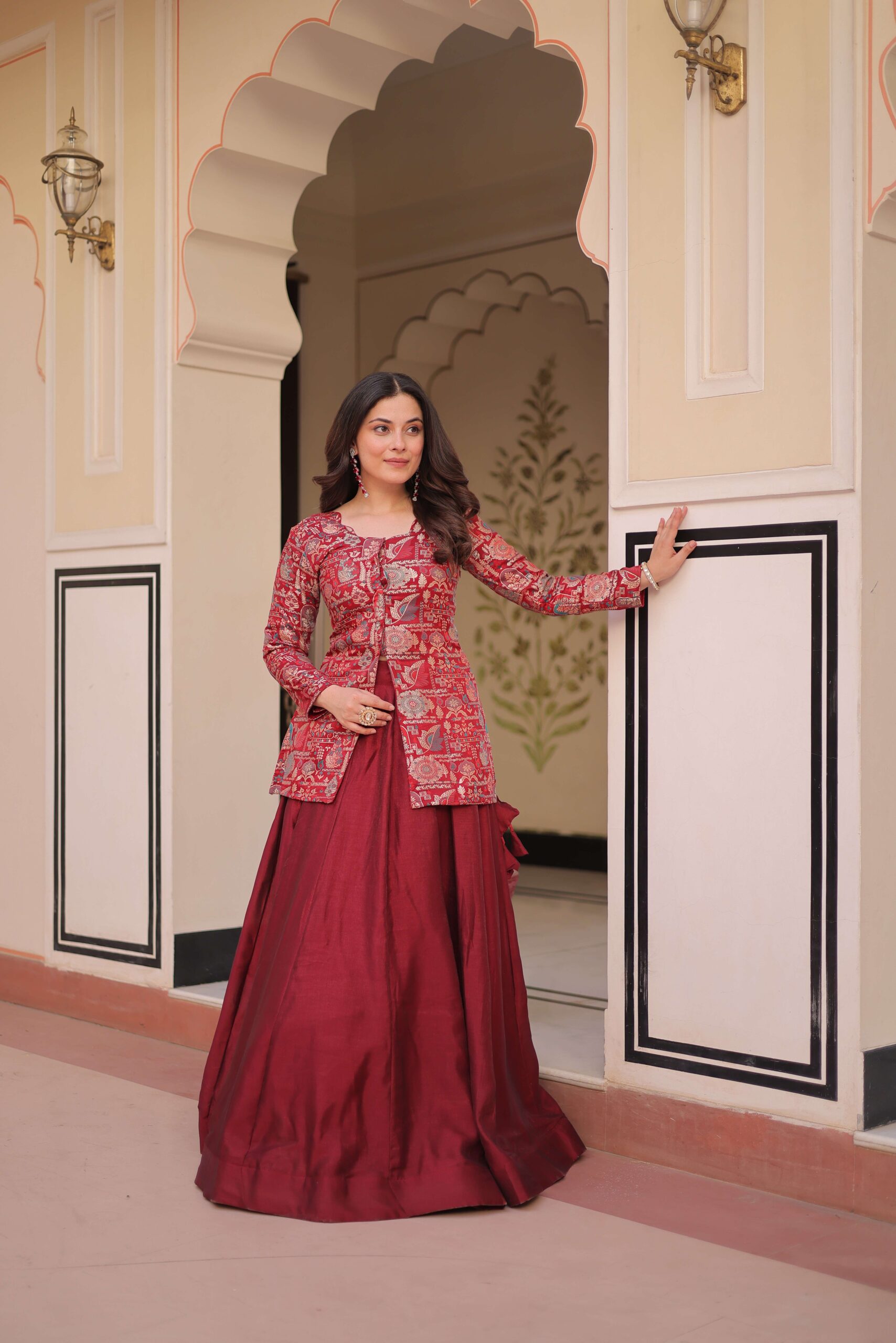 Premium Ready-made Lehenga Choli Set - Image 5