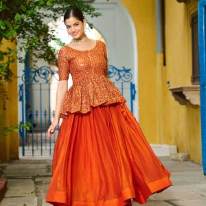 Premium Sequins Embroidered Fendy Lehenga Choli Set