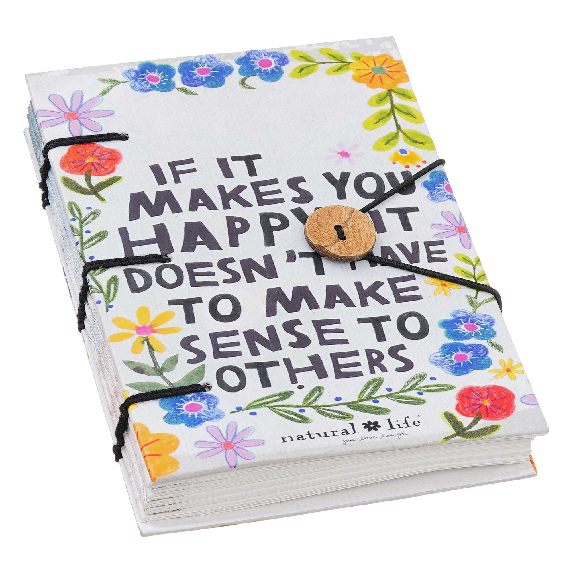Handmade Printed Cardboard Journal Diary with Buckle Lock | 200 Pages Notepad For Men and Women DIARY-03 - Image 5