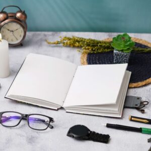 Handmade Printed Cardboard Journal Diary with Buckle Lock | 200 Pages Notepad For Men and Women DIARY-04