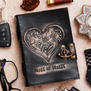 Vintage Handmade Genuine Leather Diary Journal | Premium Antique String Closure | 200 Handmade Unruled Pages DIARY-10
