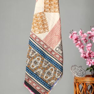 Women Pure Cotton Block Printed Dupatta Set