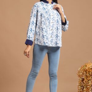 Red Printed Sleeveless Top for Women ? Trendy Casual Cotton Wear